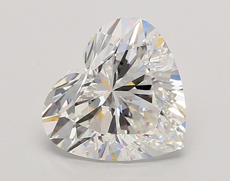 2.05 Carat Heart Shaped, Ideal Cut, D Color, VVS2 Clarity, IGI Certified Lab Grown Diamond