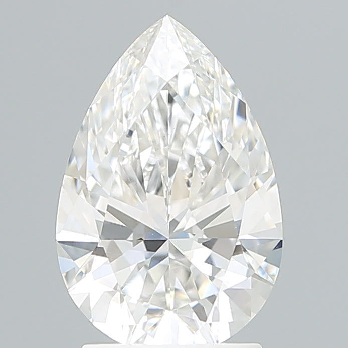 2.19 Carat Pear Shaped, Ideal Cut, E Color, VVS2 Clarity, IGI Certified Lab Grown Diamond