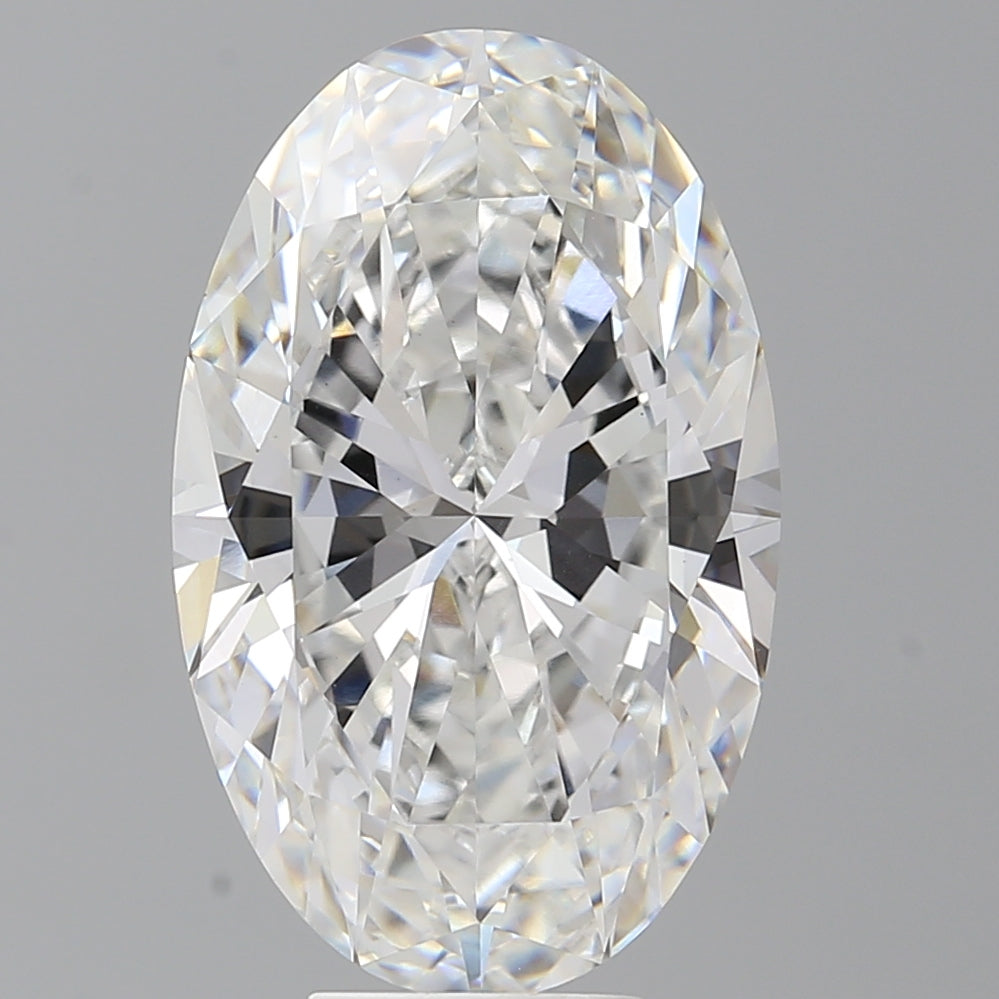 7.59 Carat Oval Shaped, Ideal Cut, E Color, VVS2 Clarity, IGI Certified Lab Grown Diamond