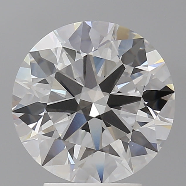 3.55 Carat Round Shaped, Ideal Cut, E Color, VVS2 Clarity, IGI Certified Lab Grown Diamond