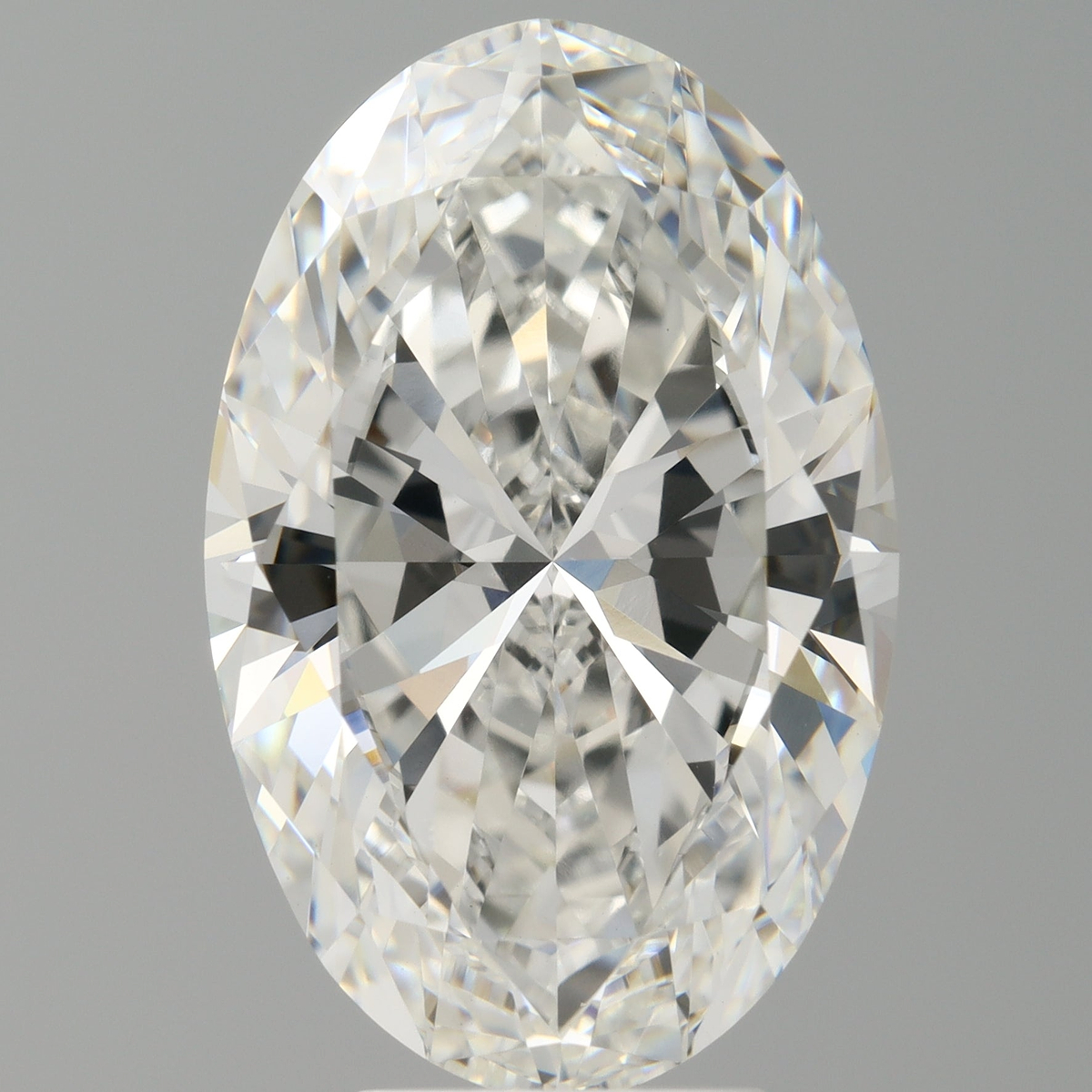 6.07 Carat Oval Shaped, Ideal Cut, E Color, VVS2 Clarity, IGI Certified Lab Grown Diamond