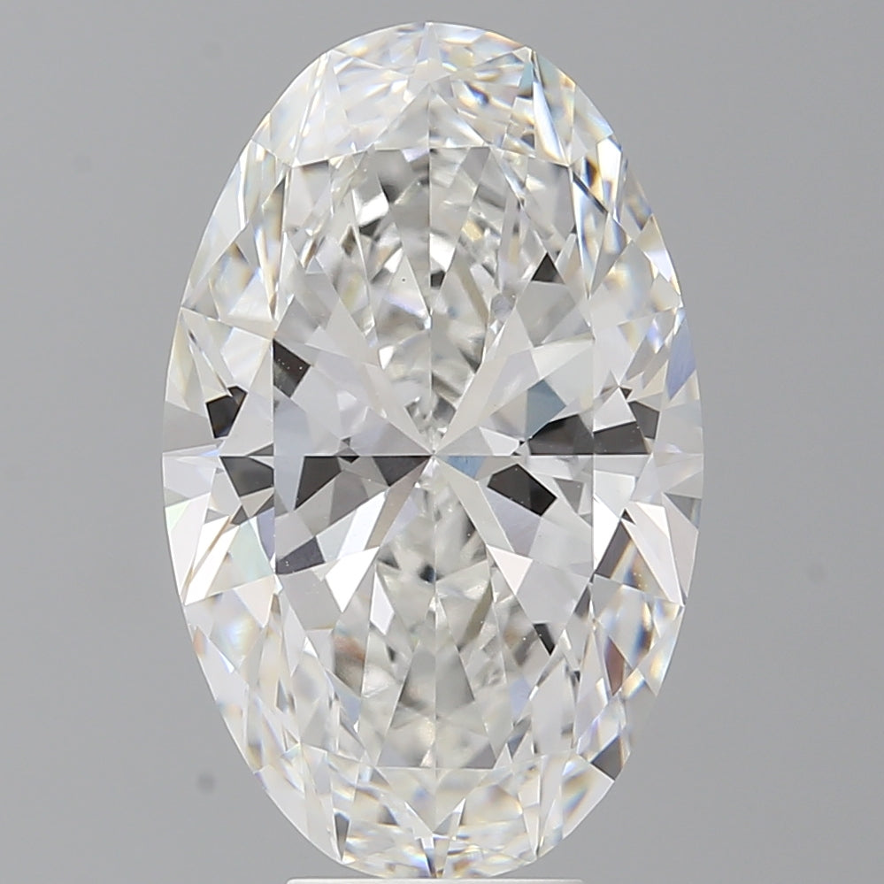 7.59 Carat Oval Shaped, Ideal Cut, E Color, VVS2 Clarity, IGI Certified Lab Grown Diamond