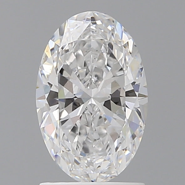 1.55 Carat Oval Shaped, Ideal Cut, D Color, VS1 Clarity, IGI Certified Lab Grown Diamond