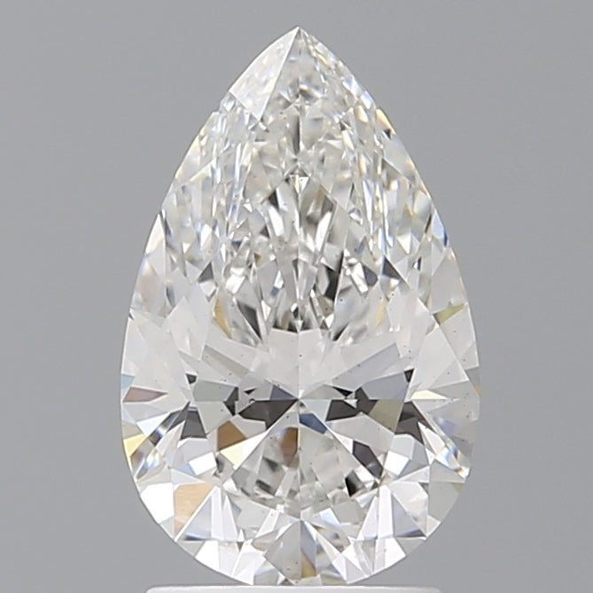 2.10 Carat Pear Shaped, Ideal Cut, E Color, VS2 Clarity, IGI Certified Lab Grown Diamond