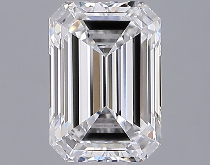 1.31 Carat Emerald Shaped, Ideal Cut, D Color, VS1 Clarity, IGI Certified Lab Grown Diamond