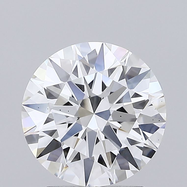 2.40 Carat Round Shaped, Ideal Cut, F Color, VS2 Clarity, IGI Certified Lab Grown Diamond