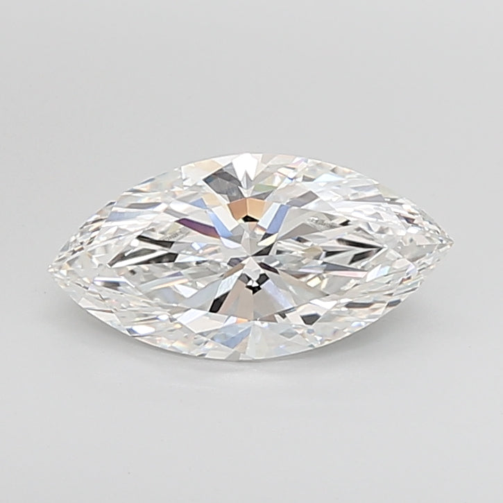 3.02 Carat Marquise Shaped, Ideal Cut, F Color, VVS2 Clarity, IGI Certified Lab Grown Diamond