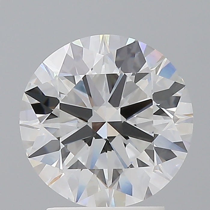 2.55 Carat Round Shaped, Ideal Cut, F Color, VVS2 Clarity, IGI Certified Lab Grown Diamond