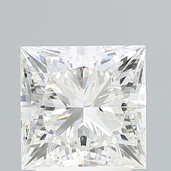 3.01 Carat Princess Shaped, Ideal Cut, F Color, VVS2 Clarity, IGI Certified Lab Grown Diamond