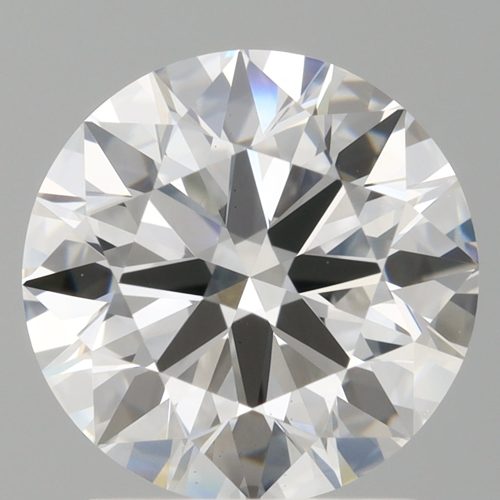 2.00 Carat Round Shaped, Ideal Cut, D Color, VS2 Clarity, IGI Certified Lab Grown Diamond