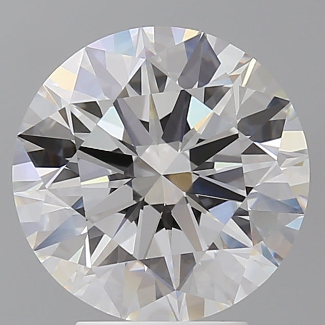 4.07 Carat Round Shaped, Ideal Cut, E Color, VVS2 Clarity, IGI Certified Lab Grown Diamond
