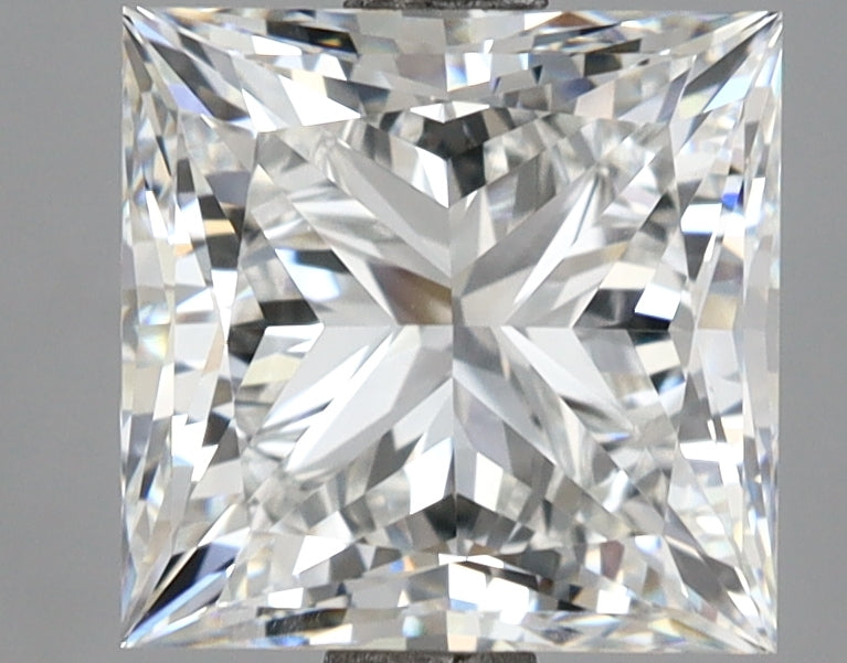 3.51 Carat Princess Shaped, Ideal Cut, F Color, VVS2 Clarity, IGI Certified Lab Grown Diamond