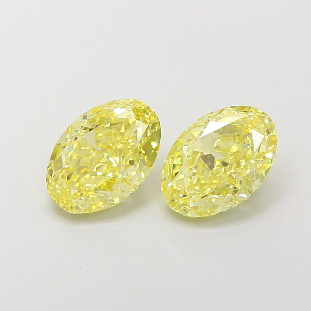 1.58 Carat Oval Shaped, Excellent Cut, VVS2 Clarity, IGI Certified Lab Grown Diamond