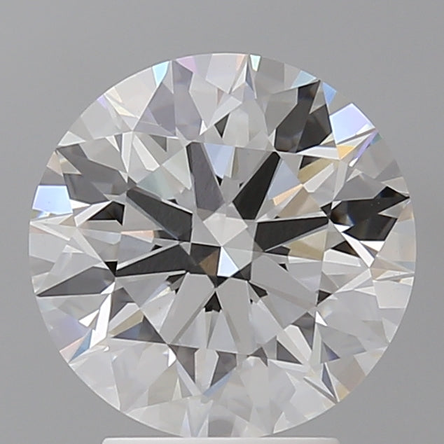 3.57 Carat Round Shaped, Ideal Cut, F Color, VVS2 Clarity, IGI Certified Lab Grown Diamond