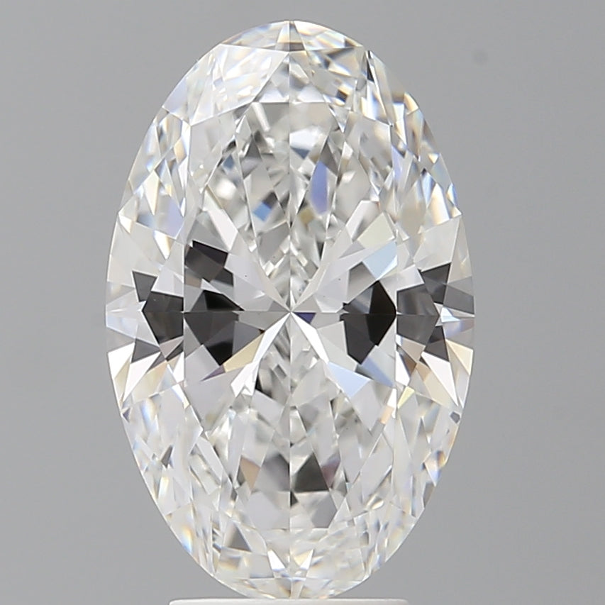 4.53 Carat Oval Shaped, Ideal Cut, E Color, VVS2 Clarity, IGI Certified Lab Grown Diamond