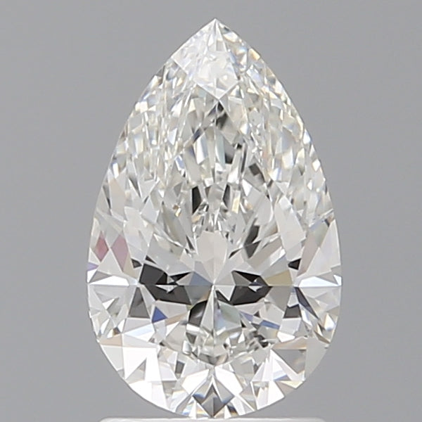 1.54 Carat Pear Shaped, Ideal Cut, E Color, VVS2 Clarity, IGI Certified Lab Grown Diamond