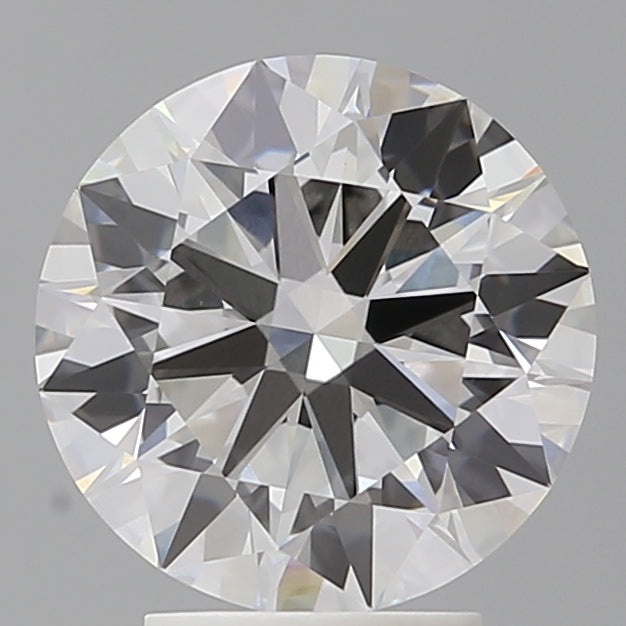 3.57 Carat Round Shaped, Ideal Cut, F Color, VVS2 Clarity, IGI Certified Lab Grown Diamond