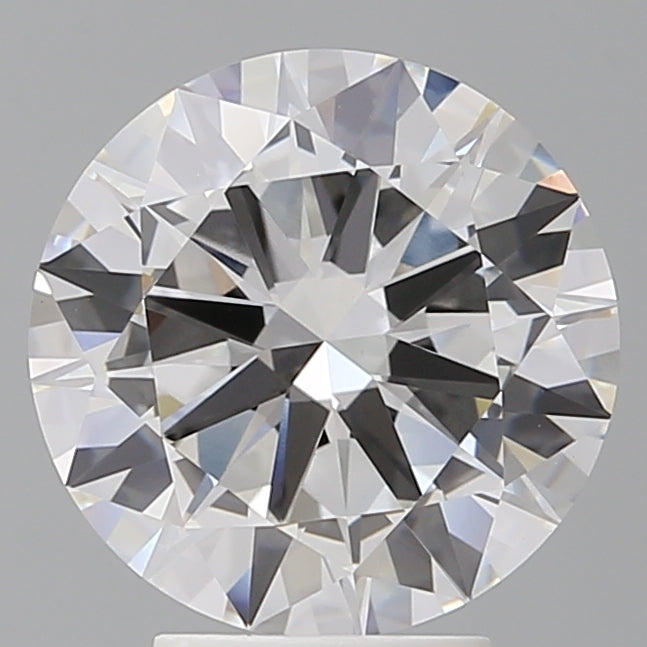 4.02 Carat Round Shaped, Excellent Cut, E Color, VVS2 Clarity, IGI Certified Lab Grown Diamond
