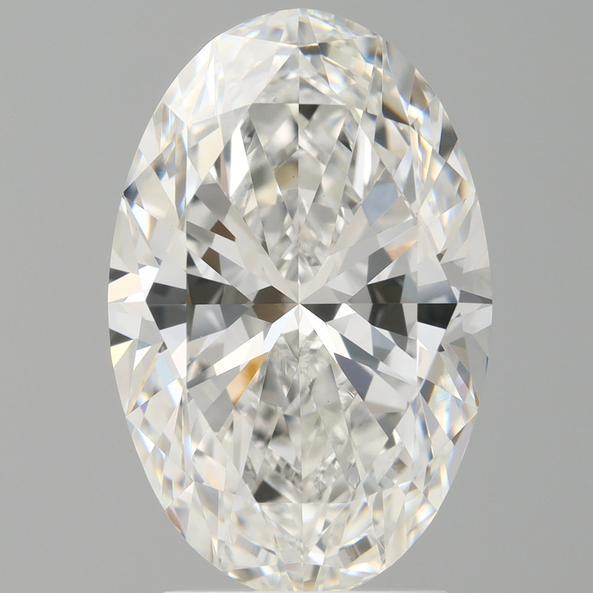3.09 Carat Oval Shaped, Ideal Cut, F Color, VVS2 Clarity, IGI Certified Lab Grown Diamond
