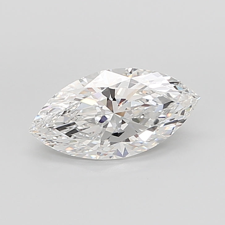 4.05 Carat Marquise Shaped, Ideal Cut, F Color, VVS2 Clarity, IGI Certified Lab Grown Diamond