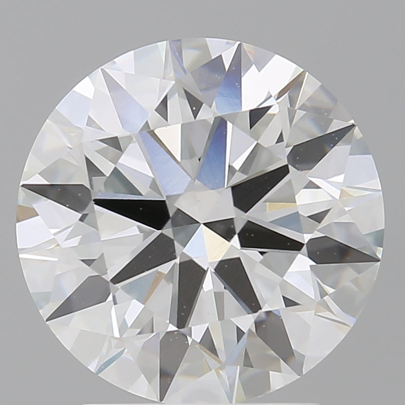 3.05 Carat Round Shaped, Ideal Cut, F Color, VVS2 Clarity, IGI Certified Lab Grown Diamond