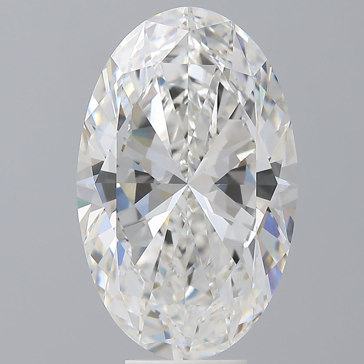 7.59 Carat Oval Shaped, Excellent Cut, E Color, VVS2 Clarity, IGI Certified Lab Grown Diamond