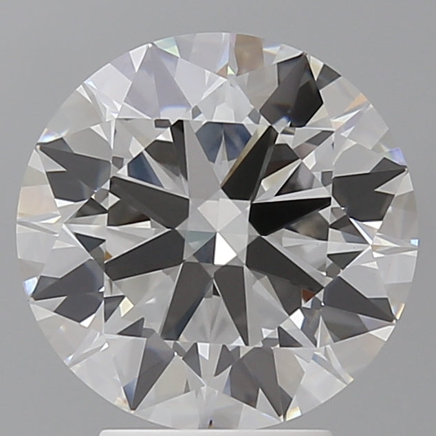 4.02 Carat Round Shaped, Ideal Cut, F Color, VVS2 Clarity, IGI Certified Lab Grown Diamond