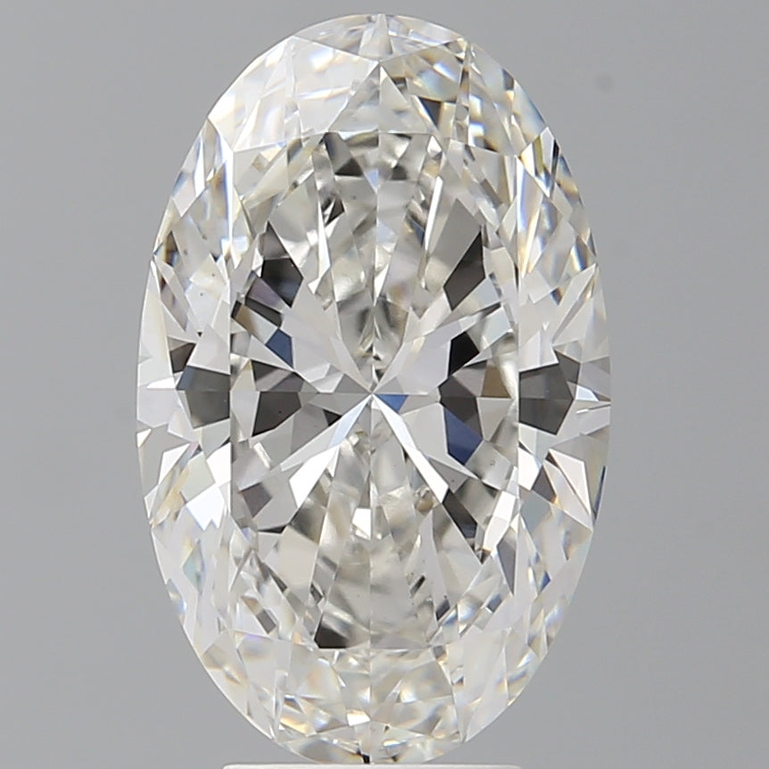 5.10 Carat Oval Shaped, Ideal Cut, G Color, VVS2 Clarity, IGI Certified Lab Grown Diamond