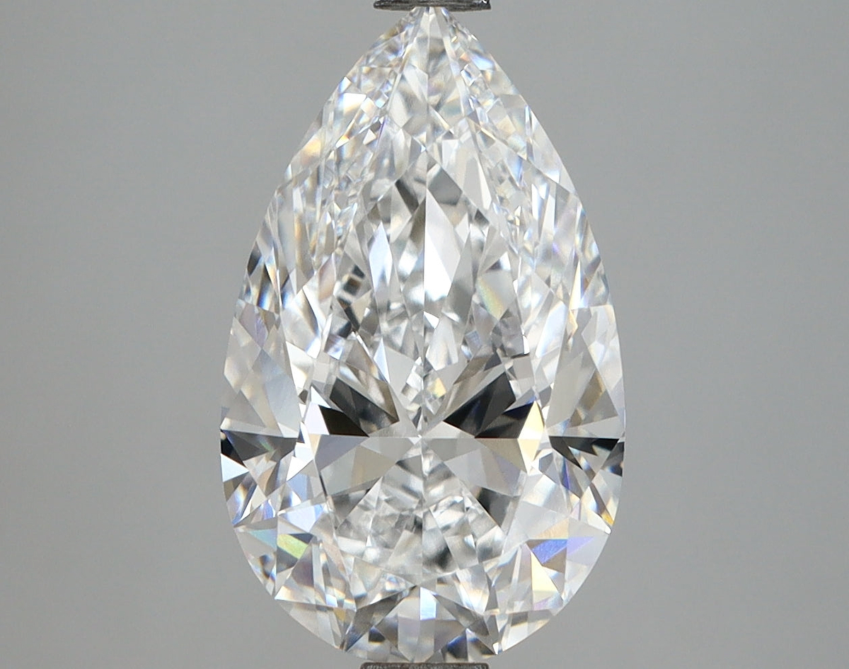 3.52 Carat Pear Shaped, Ideal Cut, D Color, VVS1 Clarity, IGI Certified Lab Grown Diamond