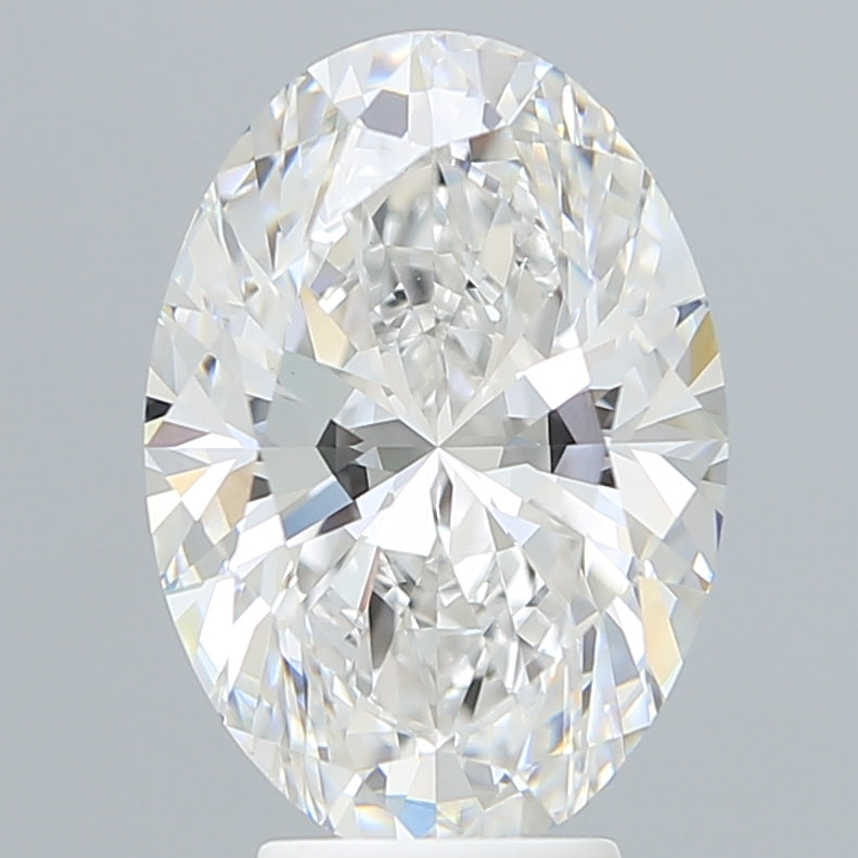 5.19 Carat Oval Shaped, Excellent Cut, E Color, VVS2 Clarity, IGI Certified Lab Grown Diamond