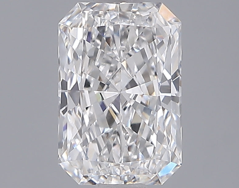 1.56 Carat Radiant Shaped, Ideal Cut, E Color, VVS2 Clarity, IGI Certified Lab Grown Diamond