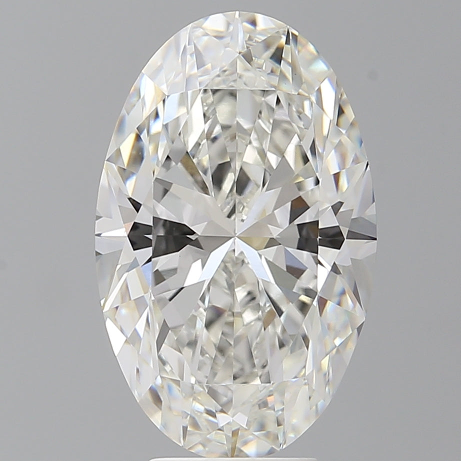 6.10 Carat Oval Shaped, Ideal Cut, F Color, VVS2 Clarity, IGI Certified Lab Grown Diamond