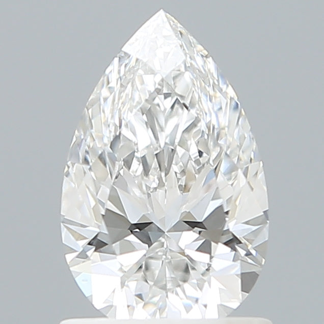 1.05 Carat Pear Shaped, Ideal Cut, E Color, VVS1 Clarity, IGI Certified Lab Grown Diamond