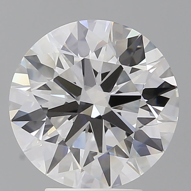 4.10 Carat Round Shaped, Ideal Cut, F Color, VVS2 Clarity, IGI Certified Lab Grown Diamond