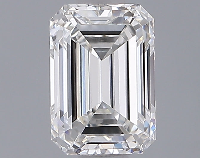 1.01 Carat Emerald Shaped, Ideal Cut, F Color, VVS1 Clarity, IGI Certified Lab Grown Diamond