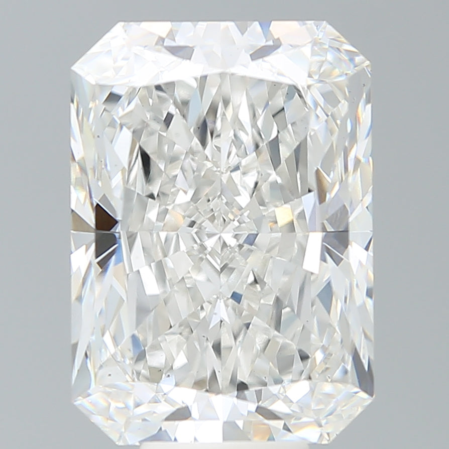 10.47 Carat Radiant Shaped, Ideal Cut, F Color, VS1 Clarity, IGI Certified Lab Grown Diamond