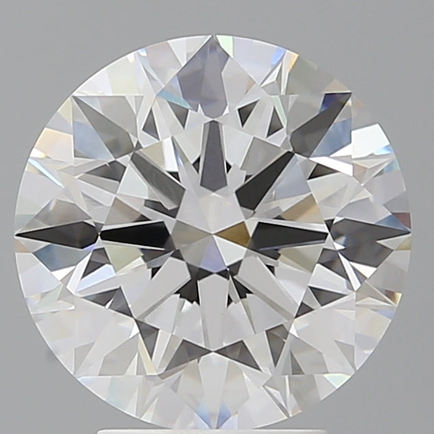 4.07 Carat Round Shaped, Ideal Cut, E Color, VVS2 Clarity, IGI Certified Lab Grown Diamond