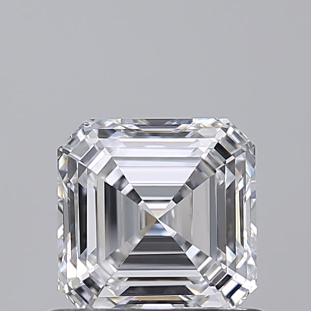 0.71 Carat Asscher Shaped, Ideal Cut, D Color, VVS1 Clarity, IGI Certified Lab Grown Diamond