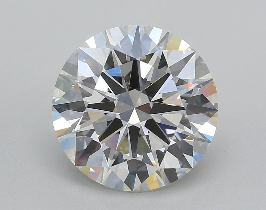 4.52 Carat Round Shaped, Ideal Cut, F Color, VVS2 Clarity, IGI Certified Lab Grown Diamond