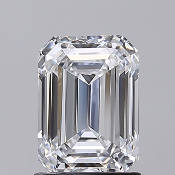 1.52 Carat Emerald Shaped, Excellent Cut, D Color, VVS2 Clarity, IGI Certified Lab Grown Diamond