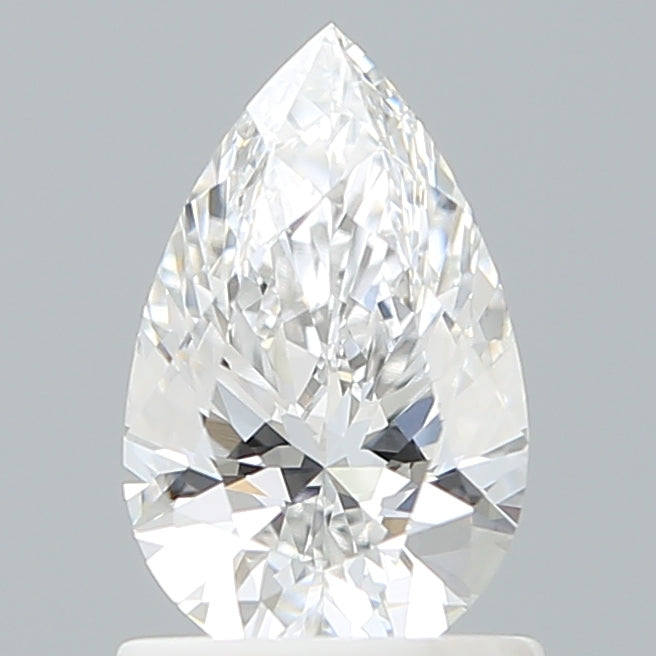 1.08 Carat Pear Shaped, Ideal Cut, E Color, VVS2 Clarity, IGI Certified Lab Grown Diamond