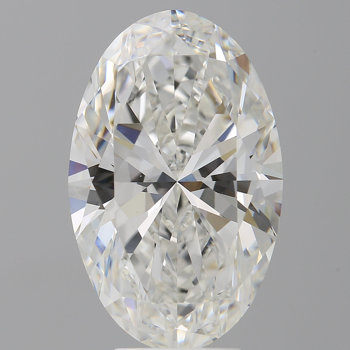 6.04 Carat Oval Shaped, Ideal Cut, F Color, VVS2 Clarity, IGI Certified Lab Grown Diamond