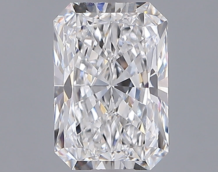1.54 Carat Radiant Shaped, Ideal Cut, E Color, VVS2 Clarity, IGI Certified Lab Grown Diamond