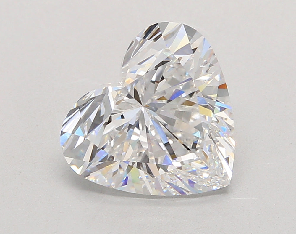 3.56 Carat Heart Shaped, Excellent Cut, D Color, VS1 Clarity, IGI Certified Lab Grown Diamond