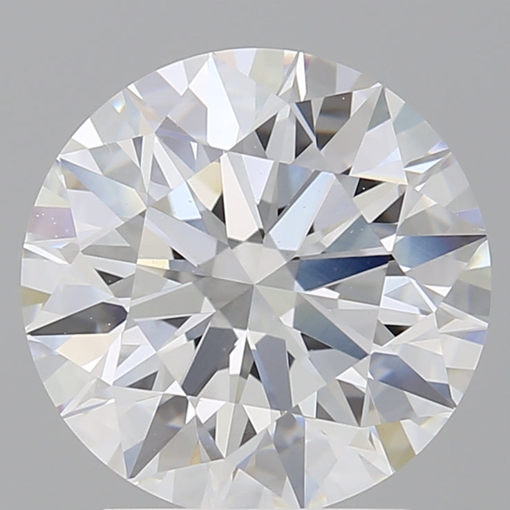 2.60 Carat Round Shaped, Ideal Cut, D Color, VVS2 Clarity, IGI Certified Lab Grown Diamond