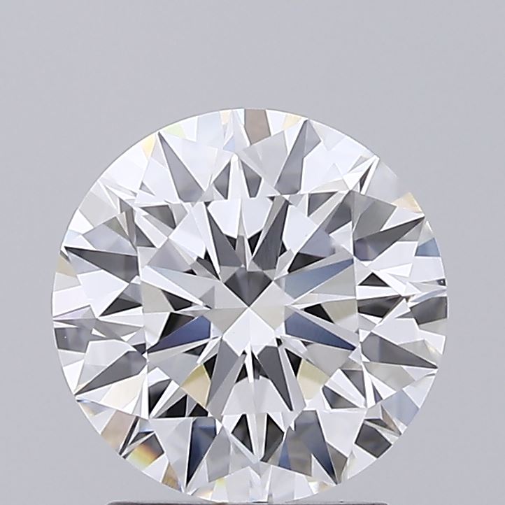 2.09 Carat Round Shaped, Ideal Cut, D Color, VVS2 Clarity, IGI Certified Lab Grown Diamond