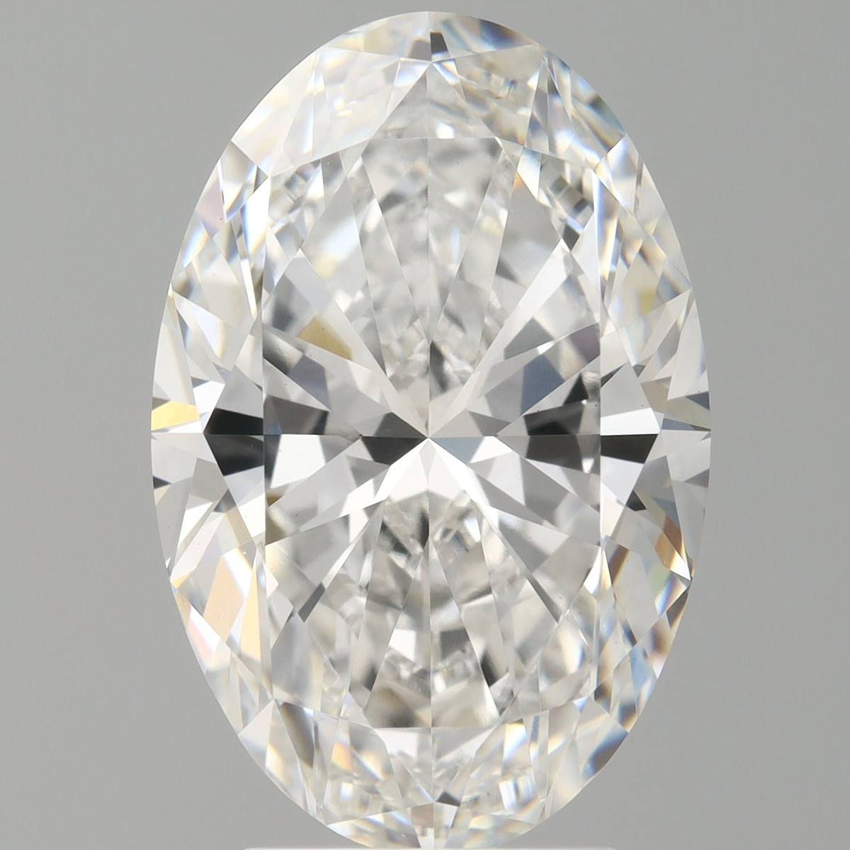 4.10 Carat Oval Shaped, Ideal Cut, E Color, VVS2 Clarity, IGI Certified Lab Grown Diamond