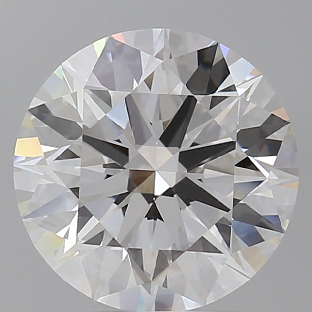 4.04 Carat Round Shaped, Ideal Cut, E Color, VVS2 Clarity, IGI Certified Lab Grown Diamond