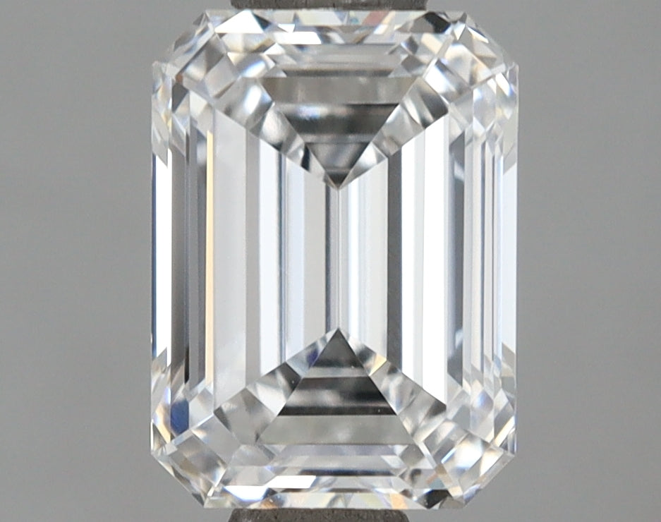 1.53 Carat Emerald Shaped, Ideal Cut, D Color, VVS1 Clarity, IGI Certified Lab Grown Diamond