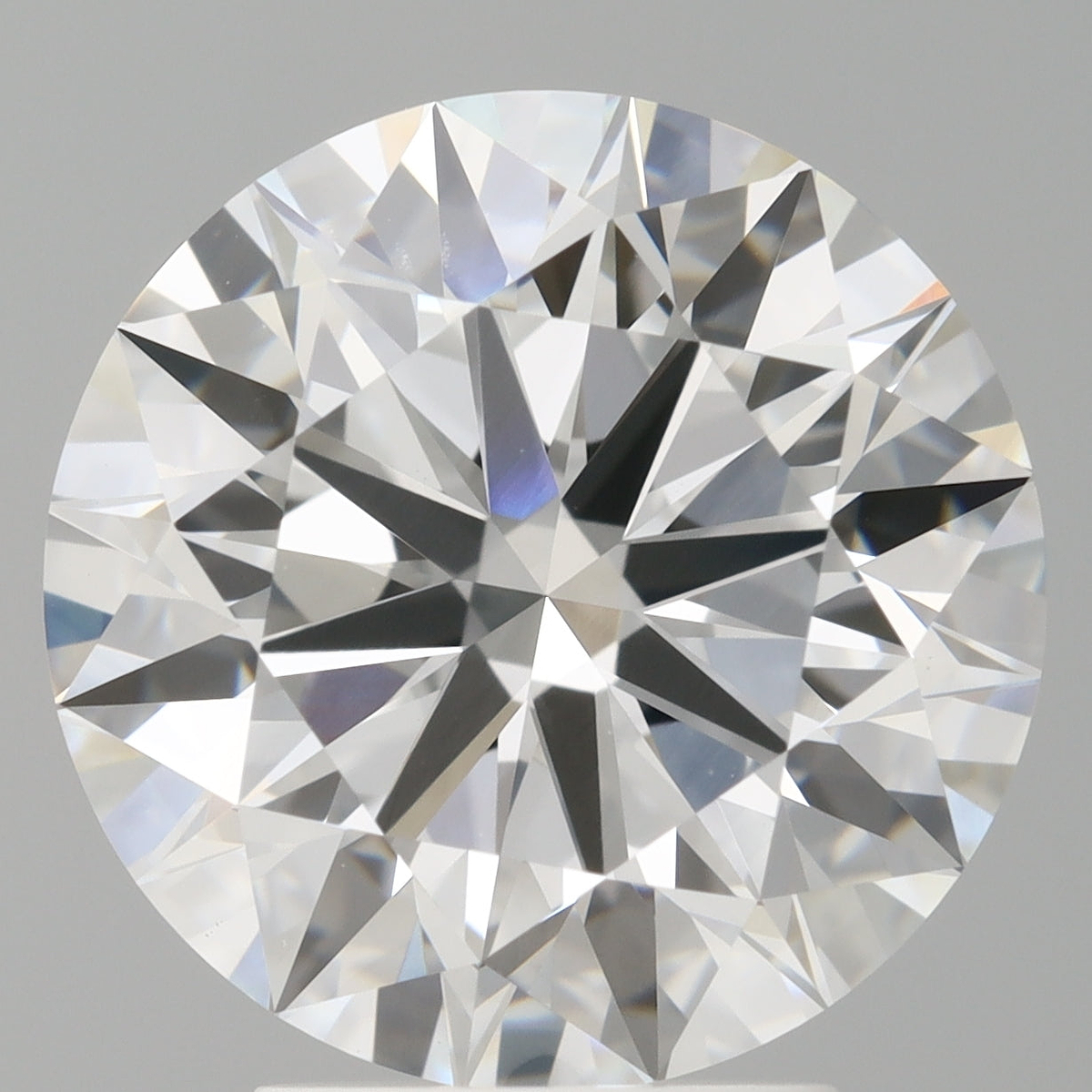 4.05 Carat Round Shaped, Ideal Cut, E Color, VVS2 Clarity, IGI Certified Lab Grown Diamond